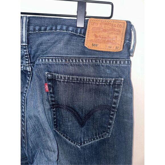 Men's Levi 569 Jeans 34 x 32 - Picture 3 of 5